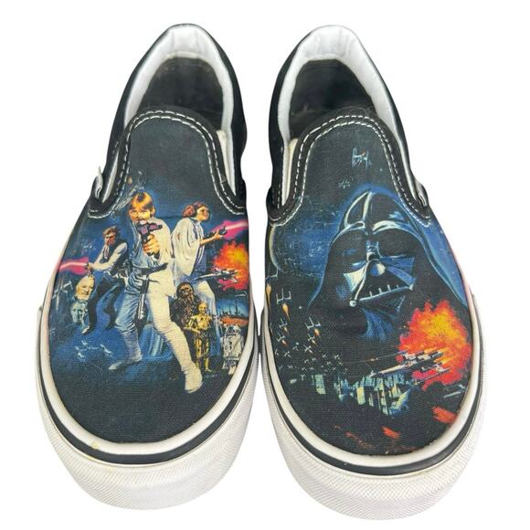 Rare Limited Edition Vans Women’s Star Wars Slip On Sneaker Size US 6 - Picture 7 of 11